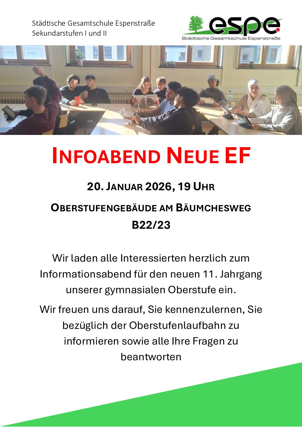 Infoabend: NEUE EF